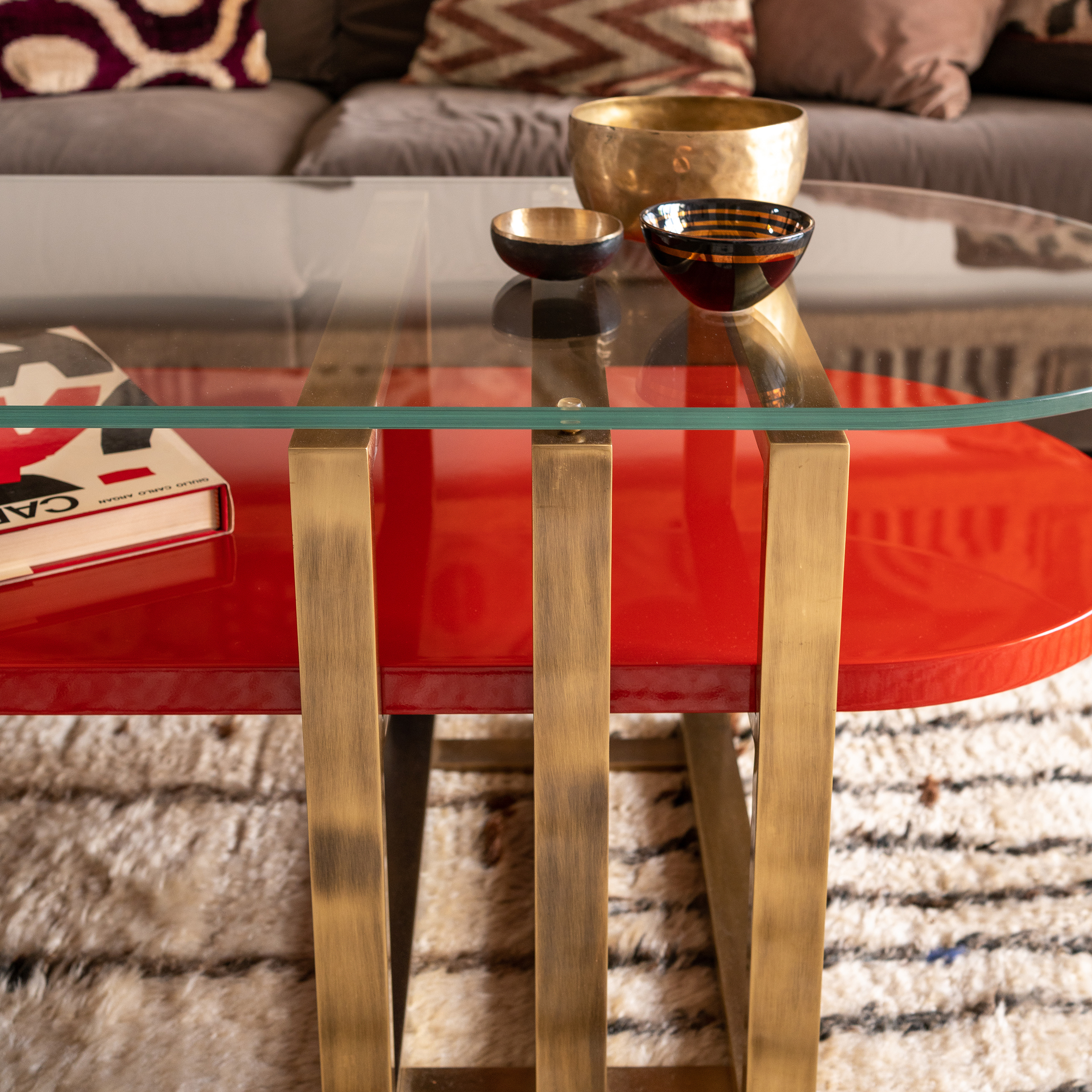 Palm - Oval coffee table